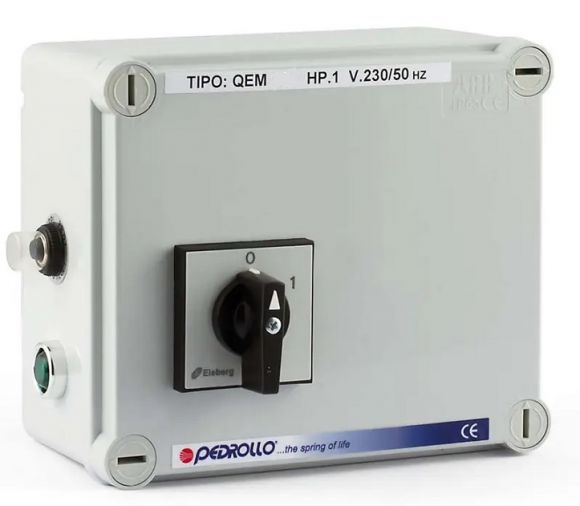 Пульт управления QEM 200 для однофазных скважинных насосов Pedrollo 