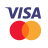 Онлайн-оплата пластиковой картой VISA, Master Card