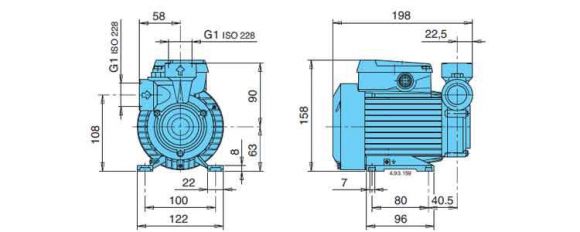 Вихревой насос Calpeda CTM 61 230/50 Hz