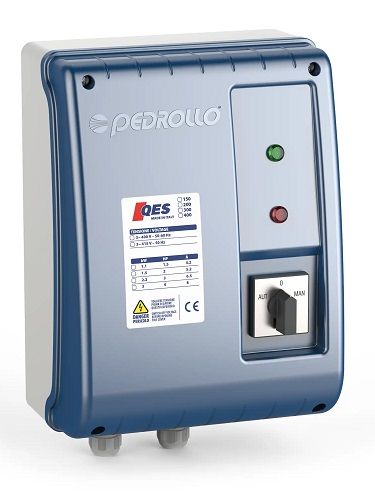 Пульт управления  QES 400 для трёхфазных фекальных насосов Pedrollo 