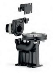 Опорное колено с вертикальным нагнетанием в компленте с ответным фланцем к VX/50 (направляющая труба 2")