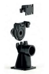 Опорное колено с горизонтальным нагнетанием в компленте с ответным фланцем к TRITUS TR2.2 AP - TR3 AP (направляющая труба 3/4")