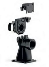 Опорное колено с горизонтальным нагнетанием в компленте с ответным фланцем к VX/50 (направляющая труба 2")