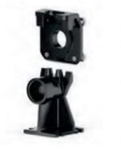 Опорное колено с горизонтальным нагнетанием в компленте с ответным фланцем к VXC-MC/50-F (направляющая труба 3/4")